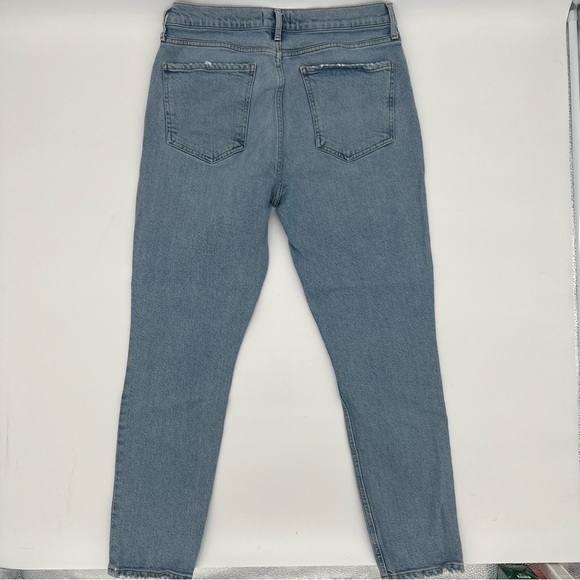 AGOLDE Nico High Rise Slim Jeans Size 30 –Organic Cotton – Light Wash Distressed - Picture 10 of 10